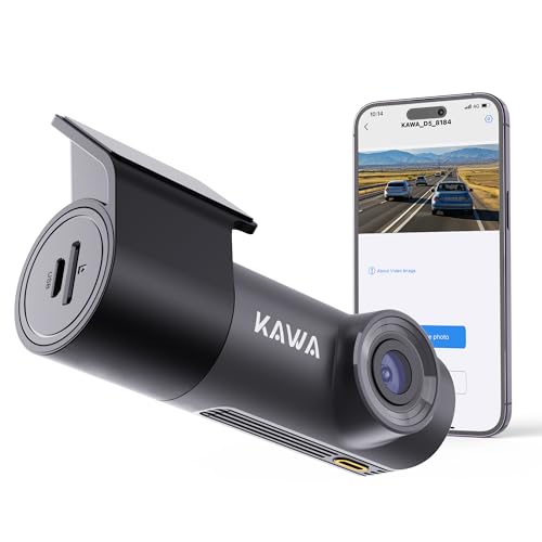 Dash Cam KAWA D5 (Full HD - 2K - 1296p) KAWA - Câmeras de vigilância - full hd, 2k, 1296p