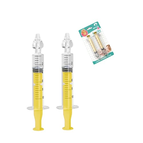 Aspirador nasal para bebés 10ml (Amarelo) Aeuezxx - Cuidados respiratórios - bebés, 10ml, amarelo