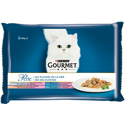 Comida para Gatos PURINA (85g - Seca - Sabor: Atún e Salmão) Gourmet - Comida para gatos - 85g, seca, atun, salmão