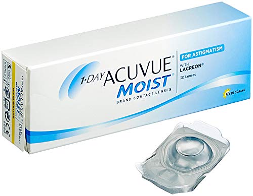 Lente de Contato ACUVUE 1-DAY MOIST ASTIGMATISMO R8.5/D14.5/-2.25 1-Day Acuvue - Lentes de contato - astigmatismo, R8.5, -2.25, 1-day
