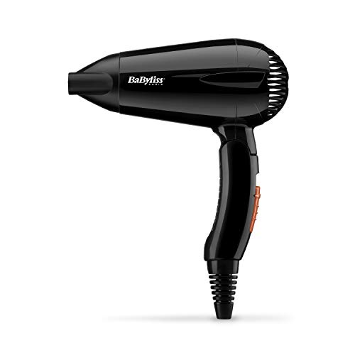 Secador BaByliss 5344E - Preto (Beleza, saúde e bem-estar) Babyliss - Secadores de cabelo - 2000 W, 2 níveis, concentrador, compacto