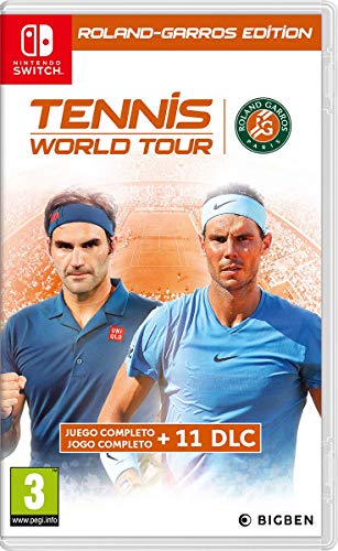 Tennis World Tour Roland Garros Edition | Nintendo Switch (M3) Bigben Interactive - Software de jogos de vídeo - tennis, nintendo switch, m3, roland garros edition