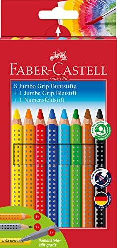 Lápis de Cor FABER-CASTELL 280921 (Multicor) Faber-Castell - Lápis - multicor, 12 lápis, cores vivas, esquerda para direita