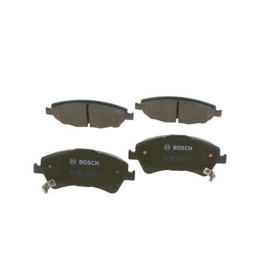 Acessório para Reboque de Bicicleta BOSCH 0 986 494 187 Bosch - Sistema de freios de veículos motorizados - bosch, preto, vermelho, 4 pastilhas