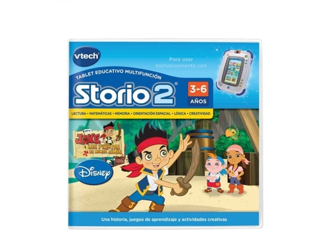 Jogo Didático VTECH Storio Jake and the Pirates VTech - Brinquedos - jogo didático, vtech, Storio, jake, piratas, capitão garfio