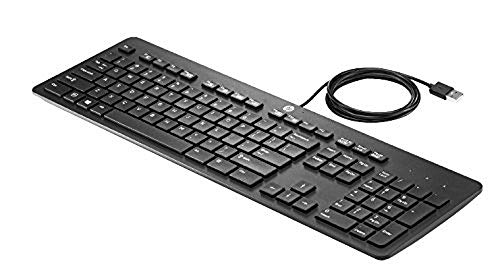 Teclado HP Business Slim (USB - Idioma Alemão) HP - Teclados - usb, alemão, preto, hp business