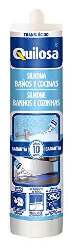 Silicone Quilosa para WC ou Cozinha 280 Ml QUILOSA quilosa - Cola e adesivos de hardware - silicone, quilo, 280 ml