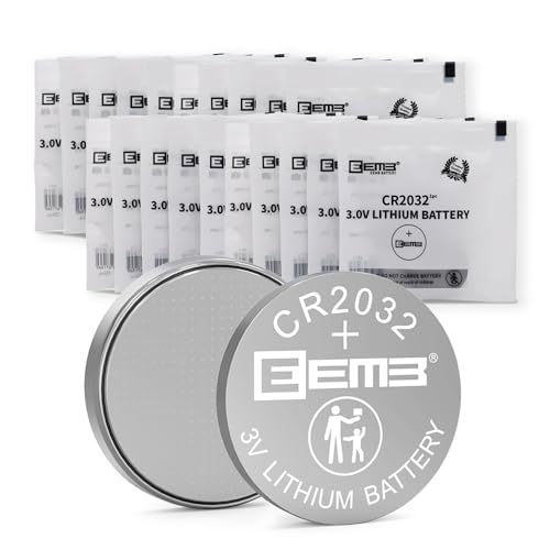 Pilhas Não Recarregáveis EEMB 20 (3V - CR2032) EEMB Co.,Ltd - Baterias - 3V, cr2032, 210mah, UL