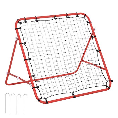 Rede de Basquetebol HOMCOM | 96 x 80 x 96cm - Vermelho HOMCOM - Redes e telas de treino - 96 x 80 x 96cm, versátil, multifuncional, leve