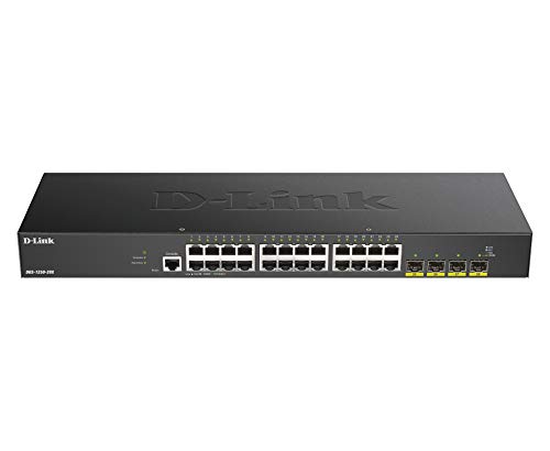 Switch D-LINK DGS-1250-28X Stackable Managed Switch D-Link - Concentradores e comutadores - stackável, gerido, 28X portas