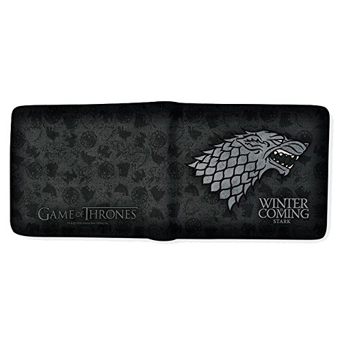 Bolsa ABYBABY Game of Thrones House Stark Winter is Coming (33 x 15 x 9 cm) ABYstyle - Carteiras e clips de dinheiro - bolsa, guardar documentos, desenho colorido, viagem