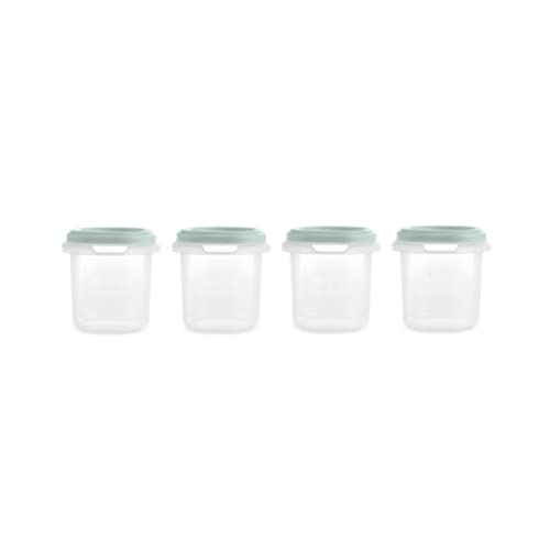 Conjunto de 4 Recipientes Hermeticamente Selados MINILAND Mint Miniland - Recipientes de armazenamento de alimentos - herméticos, selados, 4 recipientes
