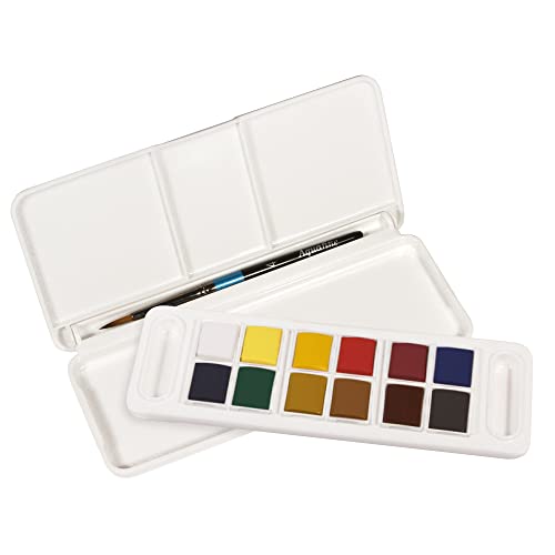 Conjunto de Aquarelas DALER-ROWNEY Aquafine Daler Rowney - Meios de pintura - aquarelas, 12 cores, principiantes, aquafine