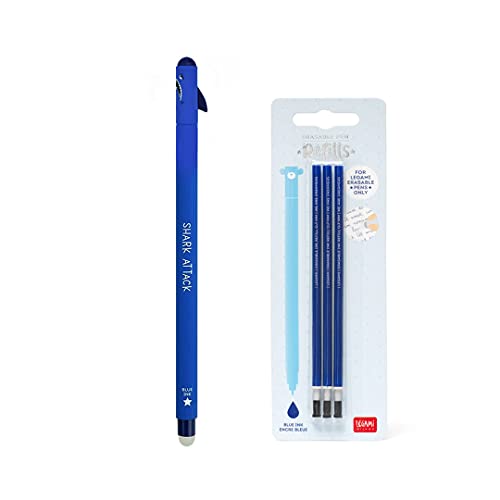 Caneta de Gel SHARK Shark Erasable Tinta Azul AFK - Canetas - termosensible, traço médio, 0,7 mm