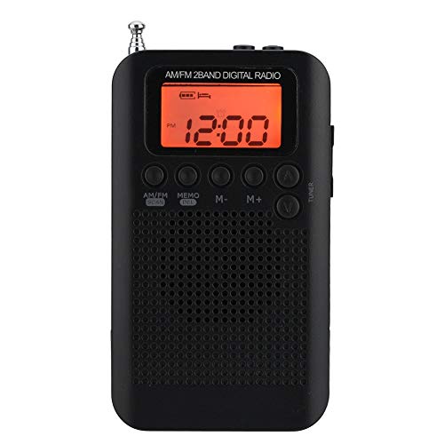 Rádio Portátil AM/FM com Bateria Recarregável e Antena Térmica ASHATA - Radios - am/fm, bateria recarregável, antena térmica