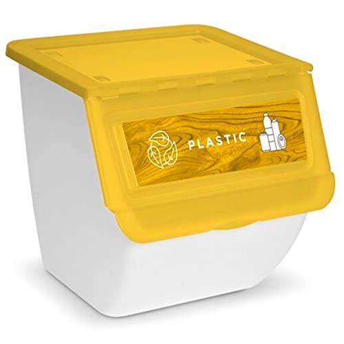 Caixa de Reciclagem AC Plástico (36 L) AC - Lixeiras e cestos de lixo - caixa, reciclagem, plástico, 36L