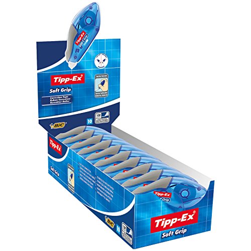 Caneta de Tinta Permanente BIC Soft Grip Liquid Ink Blue BIC - Correção de fluídos, canetas e fitas - tinta permanente, design ergonômico, removível, base de água