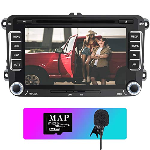 Autorrádio 2 Din Volkswagen 7'' com Ecrã Tátil AWESAFE - Aparelhos de áudio e vídeo para veículos e sistemas de painel - 2 din, ecrã tátil, windows ce, reprodutor de media, navegador gps, dsp