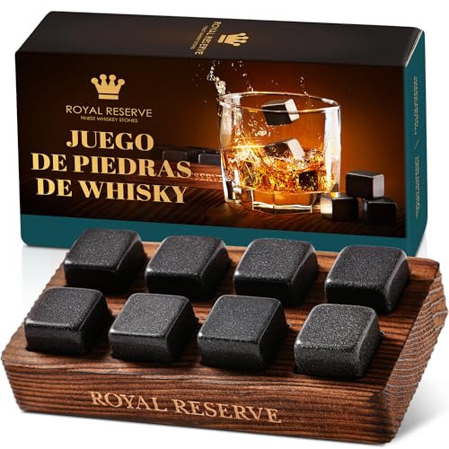 Conjunto de Pedras Whisky ROYAL RESERVE (Castanho) Royal Reserve - Cubos e varetas para refrigeração de bebidas - castanho, reutilizável, gel cubos, regalo
