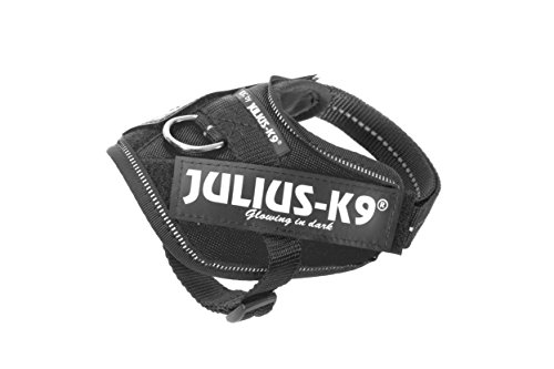 Peitoral para Cães JULIUS (Preto - 70 g - L) JULIUS K9 - Coleiras e arnês para animais de estimação - preto, 70 g, L
