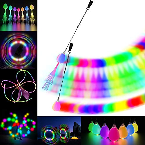 Bolas Poi Led 2 Unidades Papi Dada (Recondicionado Como Novo) SilverBat - Bolas saltitantes - bola poi, led, papi dada, recondicionado
