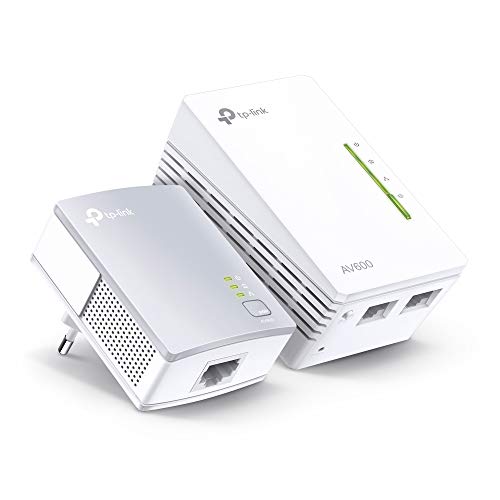 Kit Powerline TP-LINK PCL Wi-Fi AV600 TL-WPA4220 TP-Link - Adaptadores power over ethernet - kit, powerline, wi-fi, av600