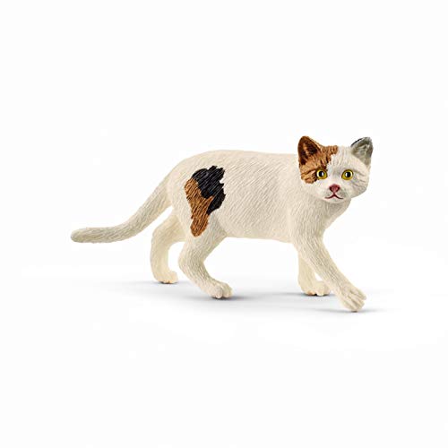 Boneca SCHLEICH Cat American Shorthair (Idade Mínima Recomendada: 3 anos) Schleich - Bonecos de ação e brinquedo - Cat, american shorthair, educational toy, recommended for 3 years
