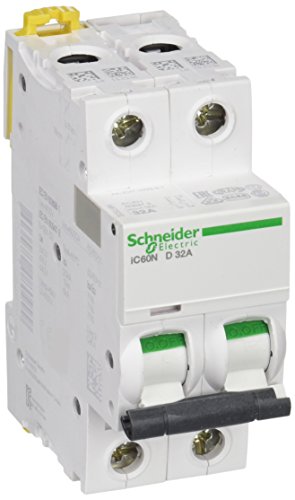 Disjuntor Schneider Electric A9 F75232 Ic60 N (Elétrica e Automocion) Schneider - Painéis de disjuntores - polímero, automático, universal, branco