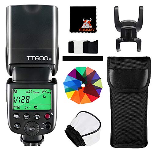 Flash GODOX TT600S (NG: 60 - Controlo: TTL) GODOX - Flashes de câmera - ttl, 60 ISO, preto e branco