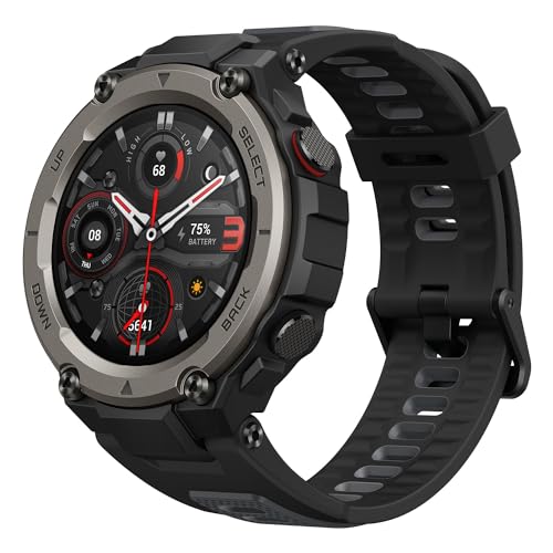 Smartwatch AMAZFIT T-Rex Pro (Bluetooth - Silicona - Preto) Amazfit - Óculos inteligentes - bluetooth, silicone, preto, pulso, atividades físicas