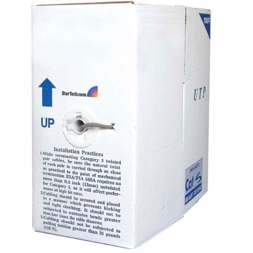 Cabo de Rede STARTECH (RJ45 - 304 m - Cinzento) STARTECH.COM - Cabos de rede - rj45, 304m, cinzento