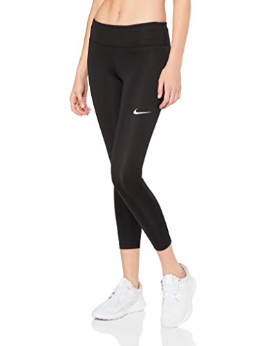 Calções para Mulher NIKE Nk Fast Crop Reflect Preto para Fitness (M) Nike - Roupa - fitness, meia-pé, poliéster, preto