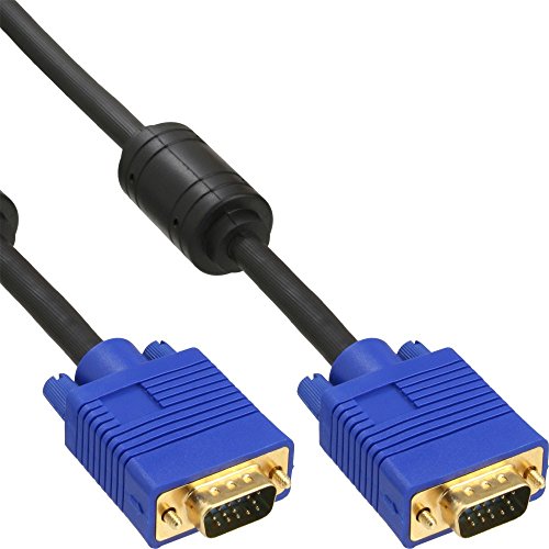 Cabo de Vídeo INLINE (VGA - VGA - 50 cm - Preto) InLine - Cabos de áudio e vídeo - vga, 50 cm, preto