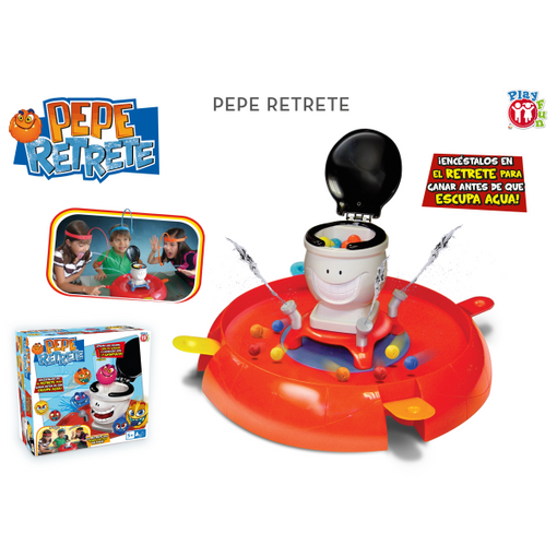 Jogo de Tabuleiro IMC TOYS Pepe Retrete (Idade Mínima: 5) IMC Toys - Jogos - jogo de habilidade, 5 anos, recolher bolas, encher retrete
