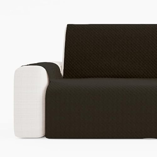 Capa para Sofá 4 Lugares GAMUSI em Algodão Cinza Escuro GAMUSI - Capas de sofá - sofá, algodão, cinzento
