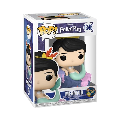 Figura FUNKO Pop Disney: Peter Pan 70Th-Mermaid Funko - Bonecos de ação e brinquedo - peter pan, Mermaid, vinil, movimento