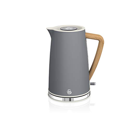 Chaleira Elétrica Swan SSK14610 | Aço inoxidável (Pequeno Almoço) Swan - Eletrodomésticos de cozinha - elétrica, aço inoxidável