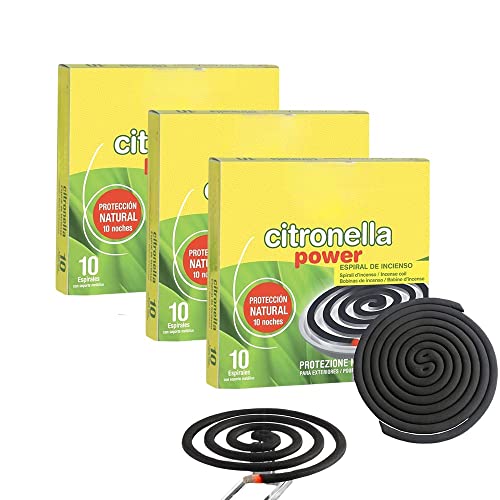 Kit de 3 Espirais Plus Home para Repelente de Insectos Habitual - Repelentes de insetos domésticos - repelente, citronela, 12 meses, aroma fresco