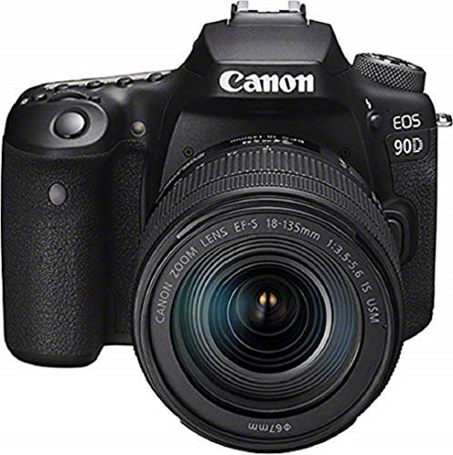 Kit Máquina Fotográfica Reflex CANON 90D + EF-S 18-135mm f/3.5-5.6 (APS-C) Canon - Câmeras digitais - kit, máquina fotográfica reflex, canon 90d, ef-s 18-135mm f/3.5-5.6, APS-C, sensor aps-c 32.5mp