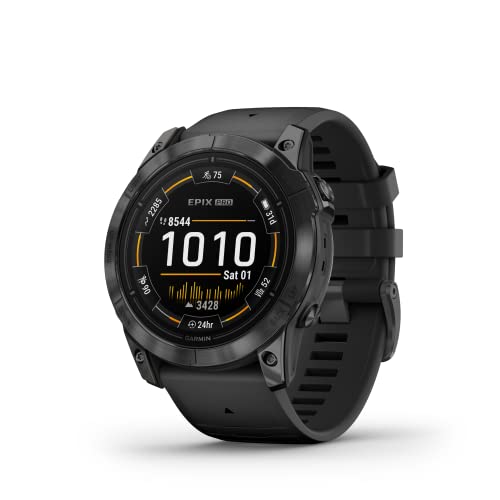 Relógio Desportivo GARMIN Epix Pro (Bluetooth - Até 31 dias de autonomia - Preto) Garmin - Monitores de atividade - bluetooth, 31 dias, preto
