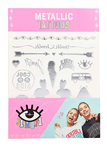 Conjunto de tatuagens para crianças DEPESCHE 10373 Depesche - Tatuagens temporárias - corpo, braços, pescoço, metálicos
