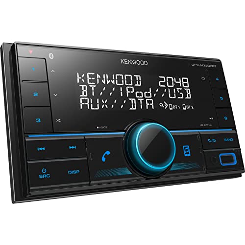 Autorrádio KENWOOD DPX-M3300BT (Bluetooth Mãos Livres - 2 USB - 50 x4x1 cm) Kenwood - Aparelhos de áudio e vídeo para veículos e sistemas de painel - bluetooth, audio streaming, 2 usb, controlado por smartphone