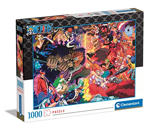 Puzzle IMPOSSIBLE ONE PIECE (Idade Mínima Recomendada: 12 anos) CLEMENTONI - Quebra-cabeças - 1000 peças, One Piece, luffy, antiderrapante