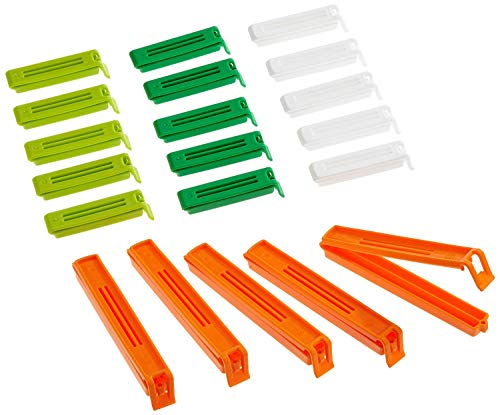 Clips de Memória KITCHEN CRAFT KCCLIPSASST Kitchen Craft - Tiras de torção e clipes de saco - memória, kitchen craft