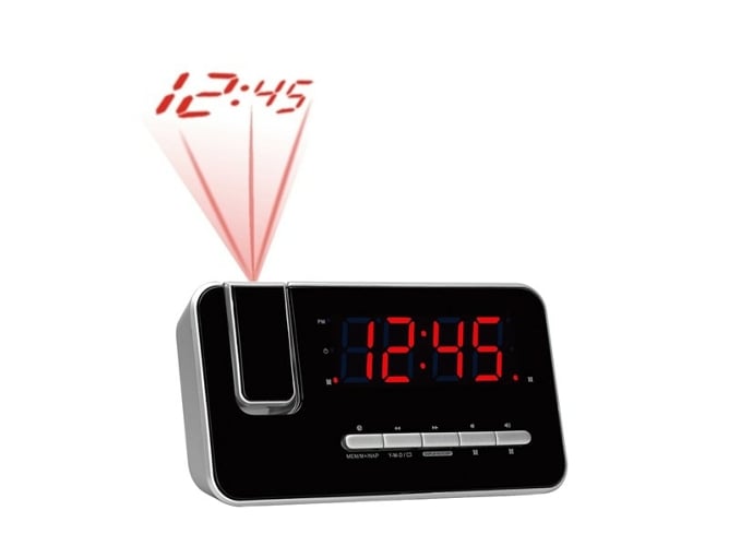 Rádio Despertador DENVER CRP-618 (Preto - Digital - Função Snooze - Pilhas) Denver - Radios - digital, snooze, pilhas, preto