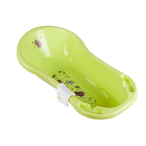Banheira Hipopotamo Verde e Mão de Banho 100 Cm OKT Kids - Móveis para bebês e crianças pequenas - hipopotamo, verde, 100 cm