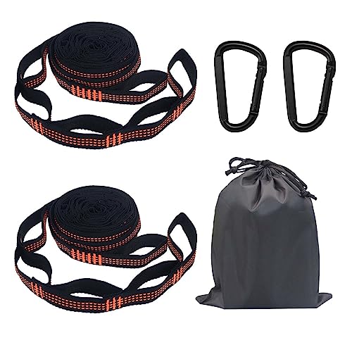 Taface 2 Cordas De Hammock 200 Cm 2 Mosquetões E 1 Bolsa Armazenamento TAFACE - Peças e acessórios para redes de descanso - hammock, 2 cordas, 200 cm, mosquetões, bolsa armazenamento
