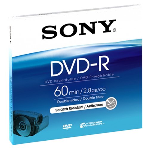 DVDs virgens SONY DVDR-60RW (60 min - 4.7GB) Sony - Mídias vazias - dvd virgem, sony dvdr-60rw, 60 minutos, 4.7GB