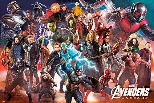 Póster ERIK EDITORES Marvel Vengadores Endgame Line Up 91,5 x 61 cm Marvel - Pósteres, impressões e arte visual - marvel, vengadores, Endgame, line up, 91.5 x 61 cm