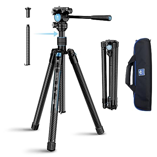 Tripé SIRUI Traveler X Carbon (Carbono - Altura Máx: 152 cm) Sirui - Peças e acessórios para câmeras - carbono, 152 cm, 1,2 kg, 3 pernas
